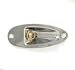 Output Jack Cup Plate Socket for Fender Stratcaster Guitar Chrome