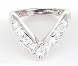 Image of 1.60 Carat Princess Diamond Designer Ring in 18ct Solid White Gold