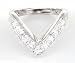 1.60 Carat Princess Diamond Designer Ring in 18ct Solid White Gold