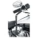 Black Leather Motorcycle Lever Covers Image