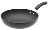 Meyer Circulon 2 Hard Anodised Open Stirfry Wok with Total® Non-stick coating, 30 cm