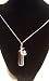 Keepsake Cremation Urn 18" Necklace with Bejeweled Crescent Moon and Star, and Velvet Pouch - Cremation Jewelry