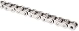 HKK SR040R1A ANSI 40 Single Strand Roller Chain, Riveted, Stainless Steel, 1/2" Pitch, 0.312" Roller Diameter, 5/16" Roller Width, 10 Foot Length