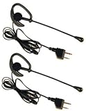 2 Pack of 2 EARBUD SPKR MICS