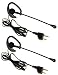 2 Pack of 2 EARBUD SPKR MICS