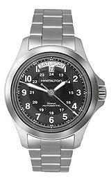 Hamilton Men's H64455133 Khaki King II Black Dial Watch by Hamilton