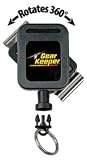 Gear Keeper RT4-5851 RT4 Medium Force 8-14 Key Retractor with Stainless Steel Rotating Belt Clip, 60 lbs Breaking Strength, 6 oz Force, 36" Extension