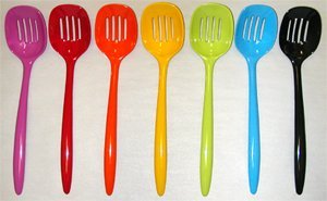 Spoon - Slotted - Melamine - Yellow