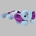 TY Pillow Pal - SQUIRT the Elephant (Two Tone Blues Version)