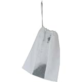 elizabethW Lavender Linen and Silk Shoe Bag, Ivory