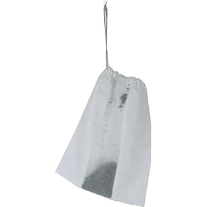 elizabethW Lavender Linen and Silk Shoe Bag, Ivory