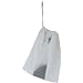 elizabethW Lavender Linen and Silk Shoe Bag, Ivory