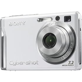 DSC-W80W/NON 7.2Mpix 2.5" LCD White Cyber-shot W80, White Digital Cameras Digital Compact