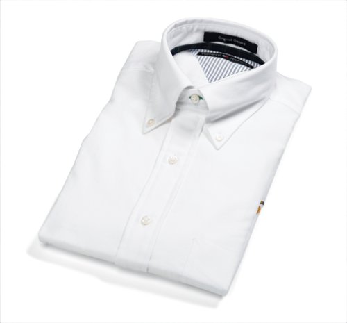 Tommy Hilfiger Solid Oxford Button Down Collar Men's Dress Shirt