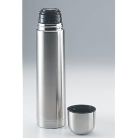 1.0Quart / 1.0Liter Vacuum Flask Double Wall Thermos Insulated Stainless Steel Water Bottle BPA Free Travel Mug with Push Button Valve