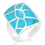 Bague Turquoise Bijou pour noel - Argent massif -