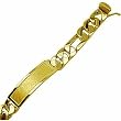 14K Yellow Gold, Figamariner ID Men's Bracelet