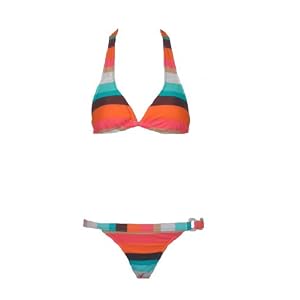 Buy Hot Kiss Spumoni 2pc Bikini Halter Top and Brazil Bottom by Hot Kiss