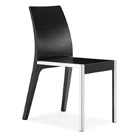 Zuo 104010 Ami Dining Chair - Black - Set of 2 by zuo