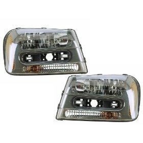 Chevy Trailblazer Headlights OE Style Replacement Headlamps Driver/Passenger ...