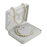 14k Yellow Gold Cultured Freshwater Pearl 3 Piece Set Earrings Necklace Bracelet