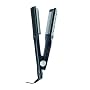 Infiniti by Conair S4 Professional Tourmaline Ceramic Wet Dry Curved Plate Straightener, 2 Inch, Black and Silver