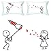 BoldLoft "Catch My Love" Couple Pillowcases-Romantic Valentines Gifts for Couples,Cute Valentines Day Gift Ideas,Good Couple Gifts for Valentines,Romantic Anniversary Gifts
