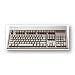 104-key Keyboard PS2 Black with win-key IBM Standard Layout