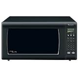 Panasonic NN-H765BF Genius 1.6 cuft 1250-Watt Sensor Microwave with Inverter Technology, Black
