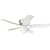 Hunter 20810 Low Profile lll Plus 52-Inch Ceiling Fan with Five Blades, White