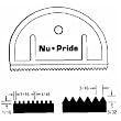 Marshalltown Trowel 15810 Nu-Pride Adhesive Spreader