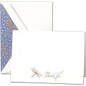 Engraved Dragonfly Thank You Notes