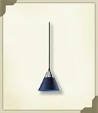 IMAGE OF Quorum 1325-1265 One Light Pendant, Satin Nickel Finish