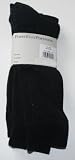 Perry Ellis Portfolio Mens Dress/Fashion Socks 3 Pair - Shoe Size: 6.5-12 - Black-Ribbed-1 Patterned