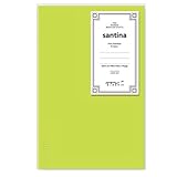 ミドリ WM ノート サンティナ<A6スリム>方眼 黄緑