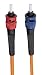 Tripp Lite N302-003 Duplex Multimode 62.5/125 Fiber Optic Patch Cable ST/ST - 1M (3feet)