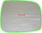 02-03 ISUZU AXIOM MIRROR GLASS RH (PASSENGER SIDE) SUV, (8-3/16 Dg.), Convex (2002 02 2003 03) I471101 8973026040