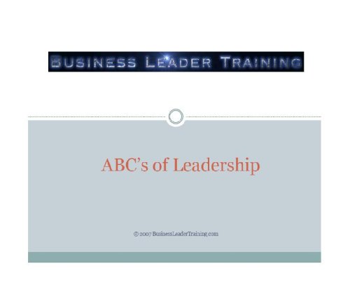 Professional Training