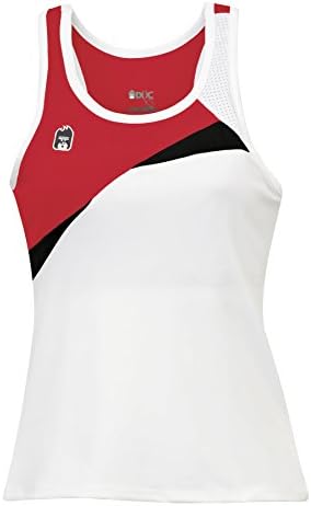 DUC Women's Rush Tennis Tank Top (Large, Red)