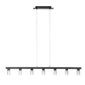 Eglo 85129A Tenno, Antique Brown Crystal, 7-Light Pendant Light Fixture by Eglo
