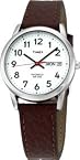 Timex Men's T20041 Easy Reader Brown Leather Strap Watch