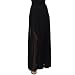 Net Solid Black Non beaded Skirt for Evening, Formal, Party, Wedding by Sean Collection (648) Black M
