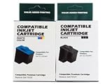 Electronics : 2pk NEW DELL T0529/T0530 Black/Colour Ink Cartridges a920 a720 920 720 photo...