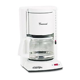 Made in USA CCECC120 White 12 Cup Drip Mr.coffee Auto Cof Mker