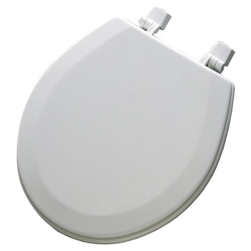 Buy Mayfair Beveled Edge Molded Wood Round Toilet Seat, White #44000 (Mayfair Toilets, Plumbing, Toilets & Bidets, Bidets)