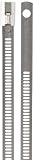 BAND-IT AE6039 316 Stainless Steel Multi Lok Cable Tie, 0.27 Width, 12 Length, 3.2 Maximum Diameter,
