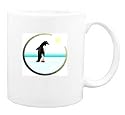 Mug with penguin, ice, arctic, bird, winter, antarctica