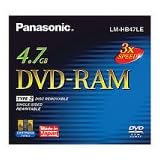 Panasonic LM HB47LE - DVD-RAM - 4.7 GB 3x - storage media