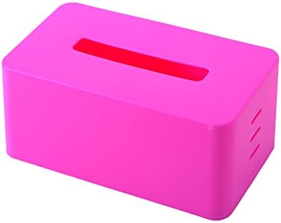 Lovef New Candy Adjustable Stepped Tissue Box Cover Storage Napkin Tissue Holder Case (Rose Pink)