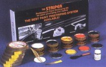 The FS-500 Professional Paint Pinstripe Kit-Six different 42 ft rolls of The Striper stencil tape